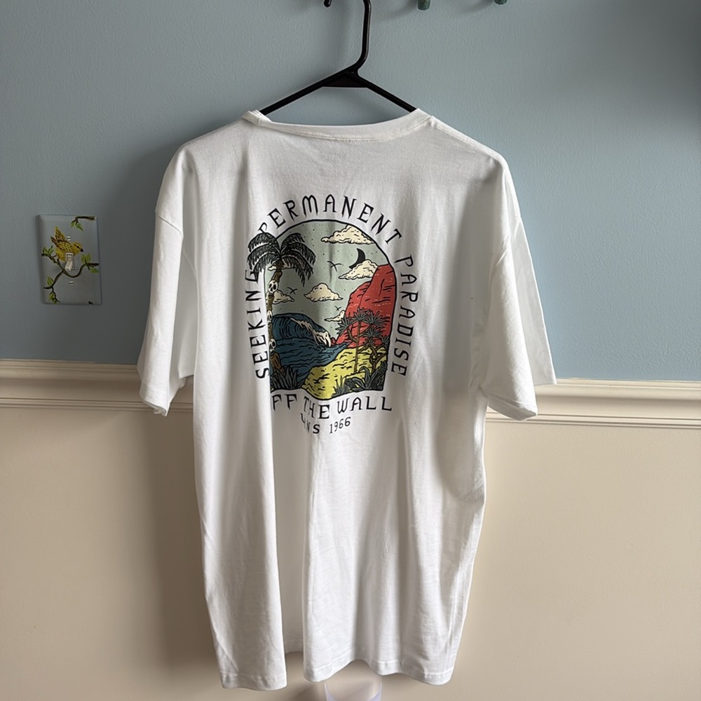 Vans off the wall paradise shirt size large NWT